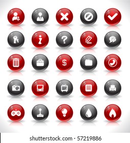 Web buttons. Vector.