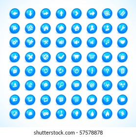 Web buttons. Vector.