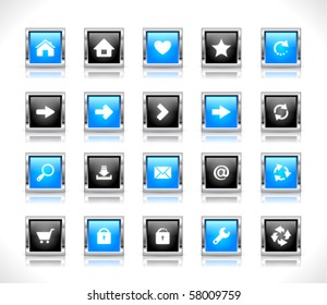 Web buttons. Vector.
