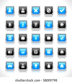 Web buttons. Vector.