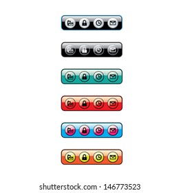  web buttons for website or app