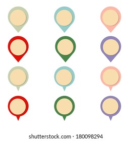  web buttons for website or app illustration vector format