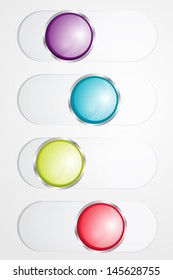 Web buttons. Website infographics.