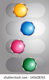 Web buttons. Website infographics.