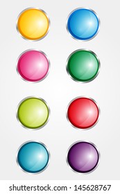 Web buttons. Website infographics.