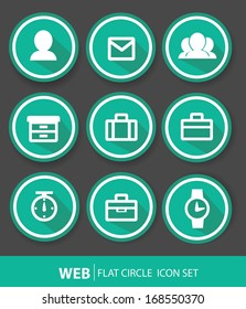 Web buttons,Green version