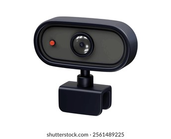 web cam 3d icon and illustration render