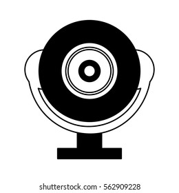 web cam gadget isolated icon vector illustration design