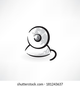 web cam grunge icon