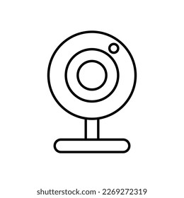 web cam icon, camera vector, video illustration