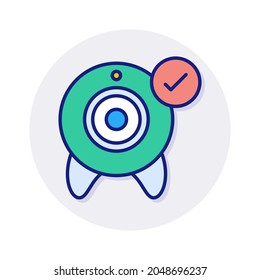 Web Cam icon in vector. Logotype