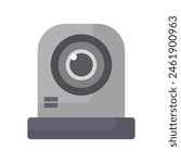 Web cam illustrated on white background