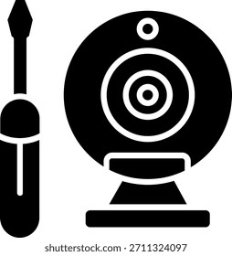 Diseño de icono de Vector de línea de leva de Web