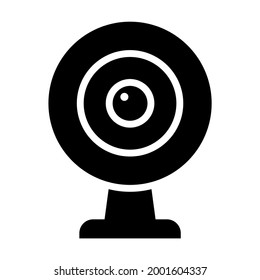 Web Cam vector Icon-  Glyph style high quality vector illustration.