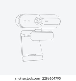 web cam wireless isolated on vector file. eps10