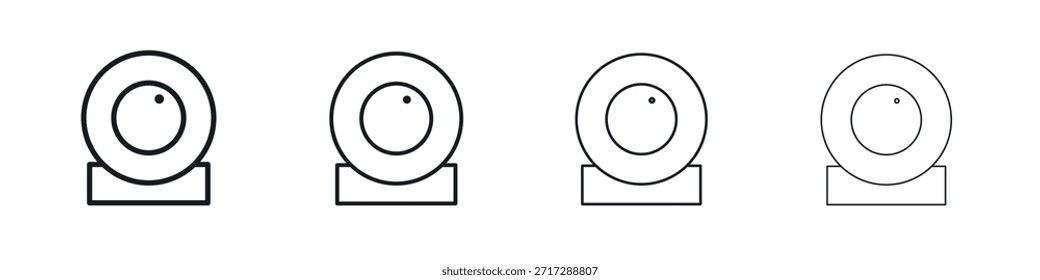 Icono de la cámara de Web Eps10. iconos Diseño gráfico