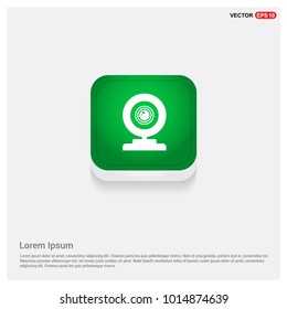 Web Camera Icon Green Web Button