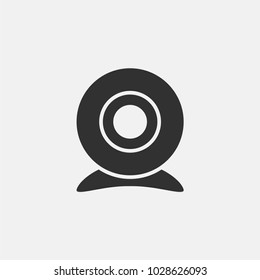 Web camera icon illustration isolated vector sign symbol
