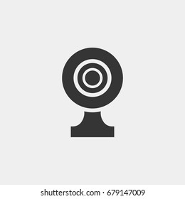Web camera  icon illustration isolated vector sign symbol