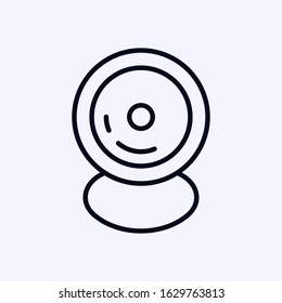 Web camera  icon isolated on white background