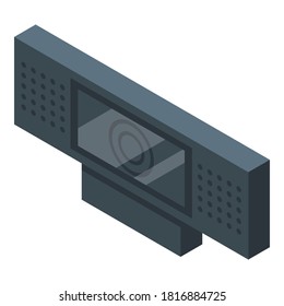 Web camera icon. Isometric of web camera vector icon for web design isolated on white background