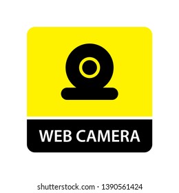 Web camera icon for web and mobile
