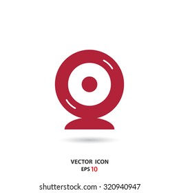 Web camera icon for web and mobile