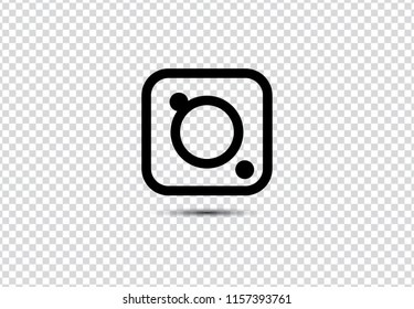 Web camera icon on transparent background