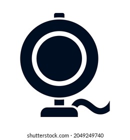 web camera icon on white background