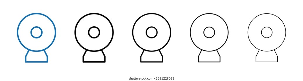 Web camera icon Outline vector logo for web ui