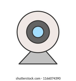 web camera icon, Pictogram pixel perfect editable stroke