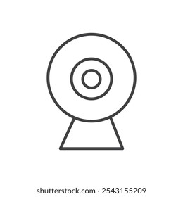 Web camera icon set. vector illustration.