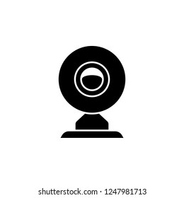 Web Camera icon. Simple glyph vector of Media set for UI and UX, website or mobile application