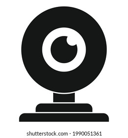 Web camera icon. Simple illustration of Web camera vector icon for web design isolated on white background