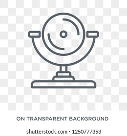 Web camera icon. Trendy flat vector Web camera icon on transparent background from E-learning and education collection. High quality filled Web camera symbol use for web and mobile