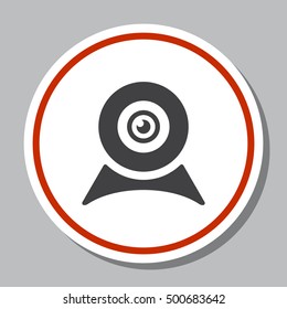 Web Camera Icon Vector