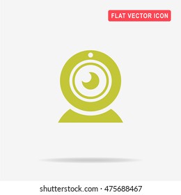 Web camera icon. Vector concept illustration for design.
