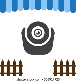 Web Camera Icon Vector flat design style