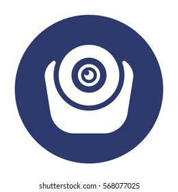 Web Camera Icon Vector flat design style