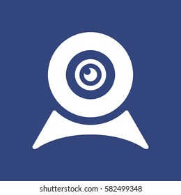 Web Camera Icon Vector flat design style