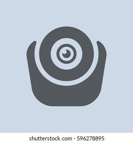 Web Camera Icon Vector flat design style