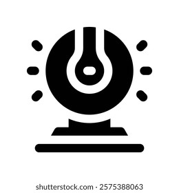 web camera icon. vector glyph icon for your website, mobile, presentation, and logo design.