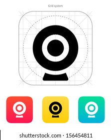 Web camera icon. Vector illustration.