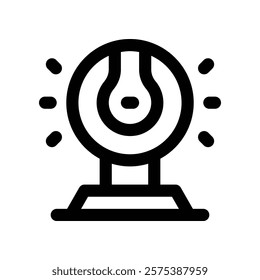 web camera icon. vector line icon for your website, mobile, presentation, and logo design.