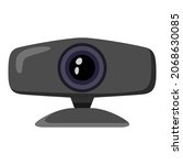 Web camera Icon. Vector Single Flat Webcam Symbol