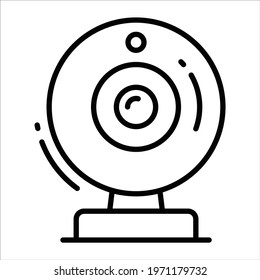 Web Camera line vector Icon. that can be easily modified or edit