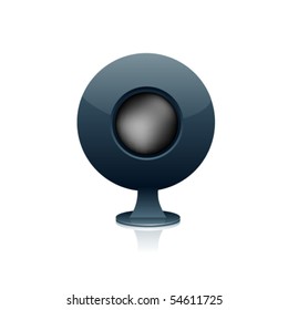 Web camera. Vector