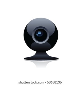 Web camera. Vector
