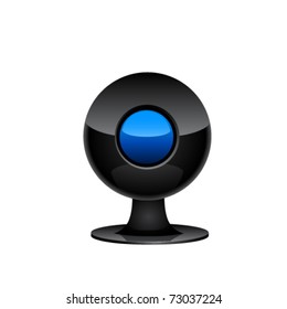 Web camera vector.