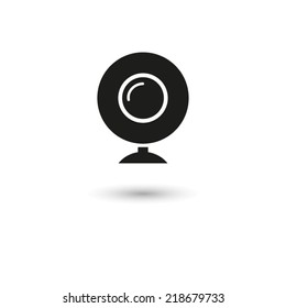 web camera - vector icon